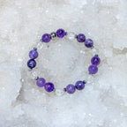 Bracelet élastique, Chakra Couronne, mixte