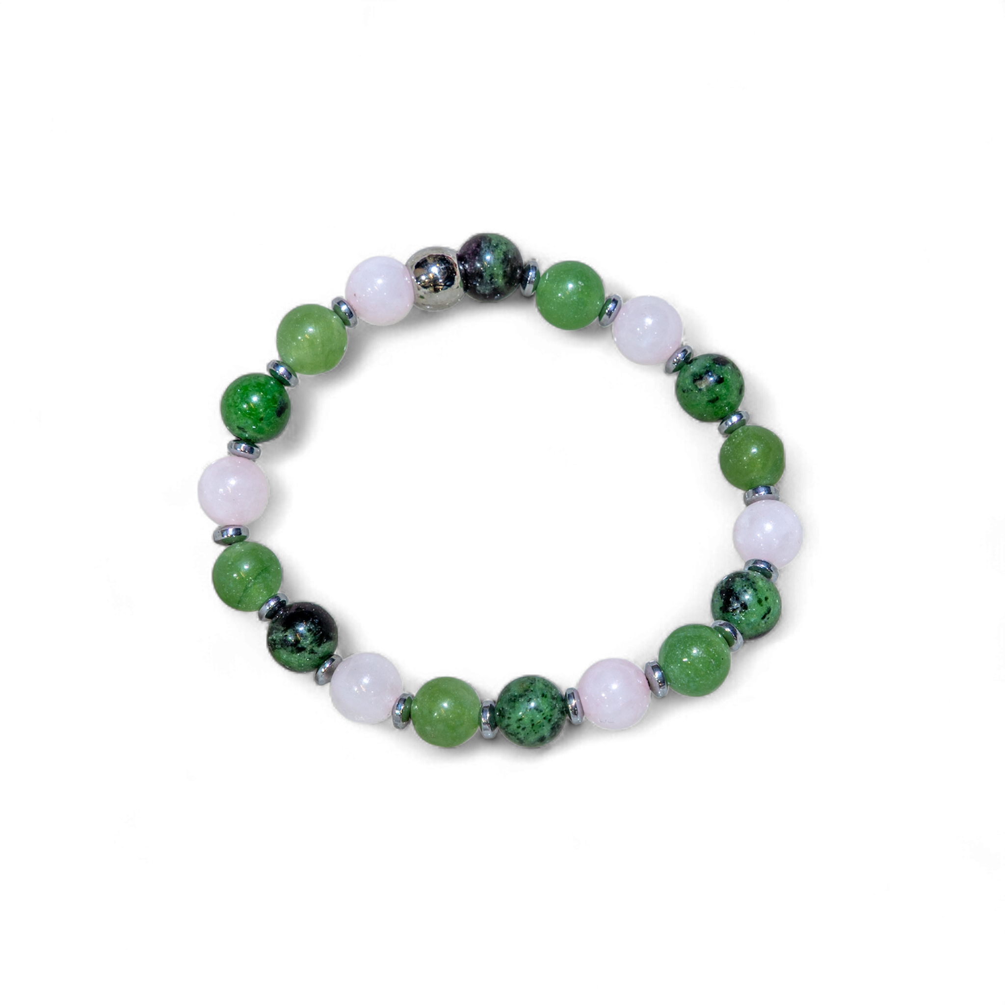 Bracelet élastique, Chakra du Cœur, mixte
