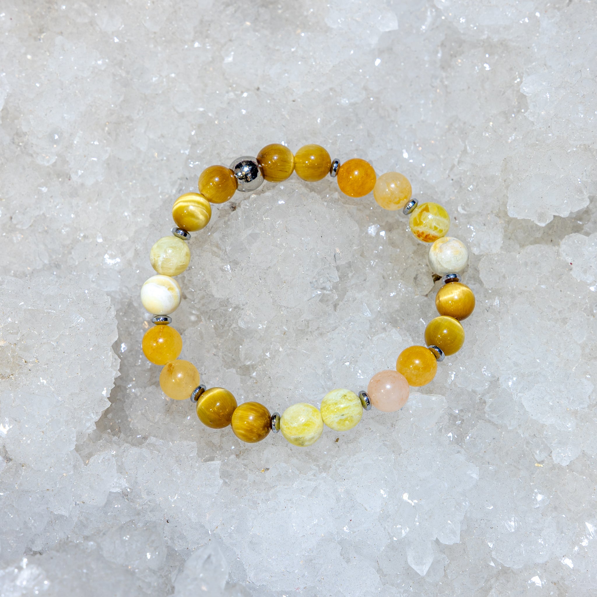 Bracelet élastique, Chakra Plexus Solaire, mixte