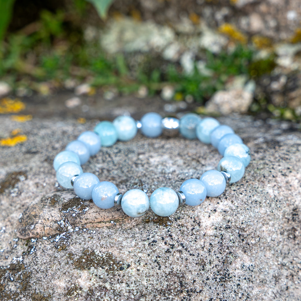 Bracelet élastique, Chakra de la Gorge, mixte