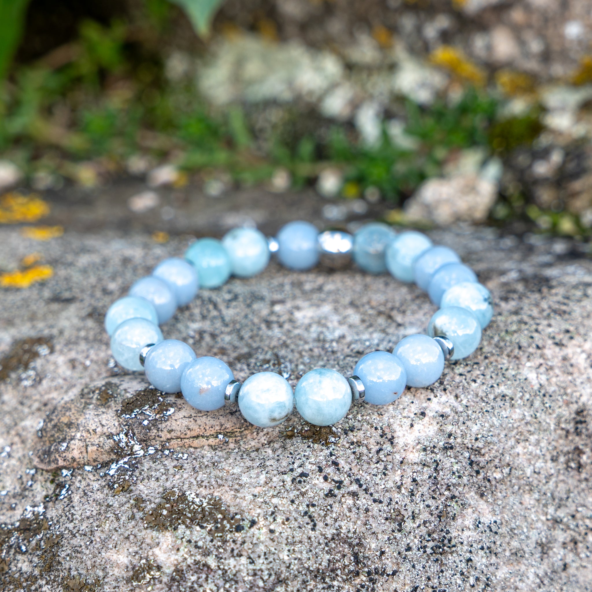 Bracelet élastique, Chakra de la Gorge, mixte