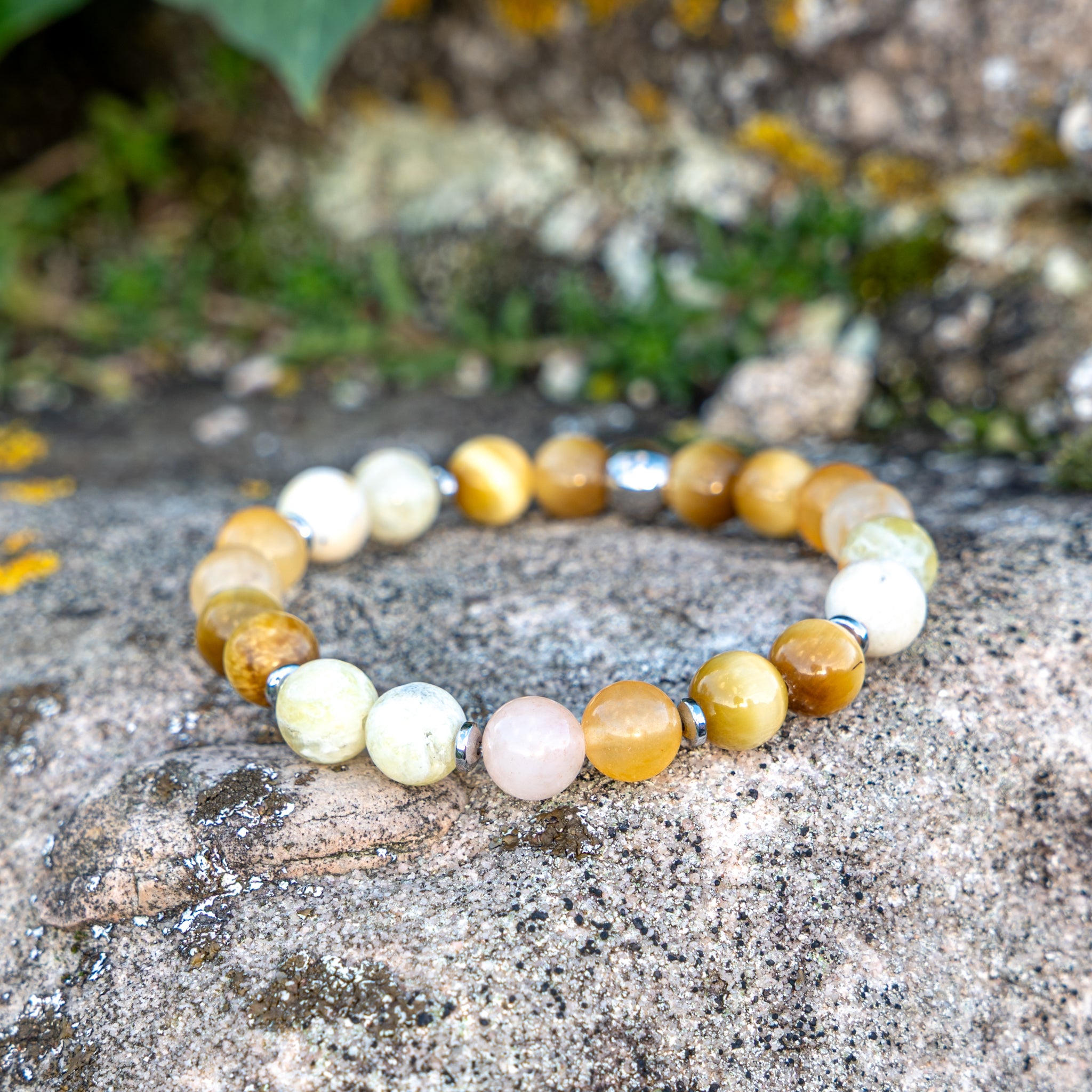 Bracelet élastique, Chakra Plexus Solaire, mixte